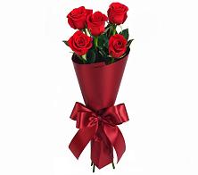 Букет 5 Красных роз Эдлесс Лав в Юго-Камский