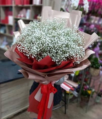 Букет цветов из: Гипсофила в Юго-Камский