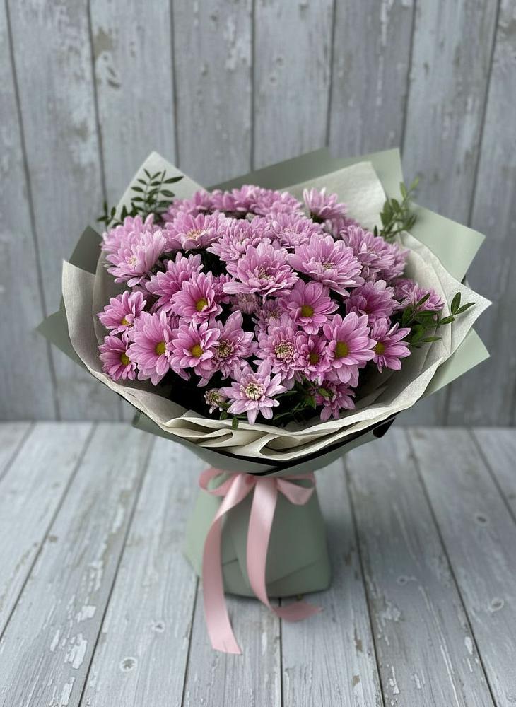 Букет цветов из: Хризантемы в Юго-Камский
