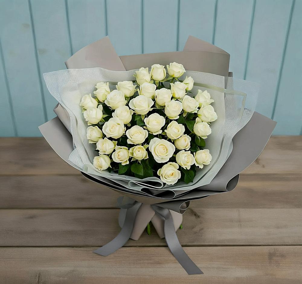 Букет Белоснежная нежность в Юго-Камский