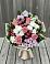 Букет цветов из: Альстромерии, Гвоздики, Розы и Хризантемы в Юго-Камский