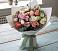Букет цветов из: Розы, Лизиантусы и Гвоздики в Юго-Камский