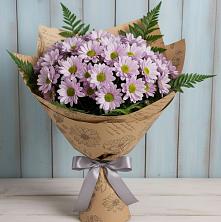 Букет цветов из:  Хризантемы в Юго-Камский