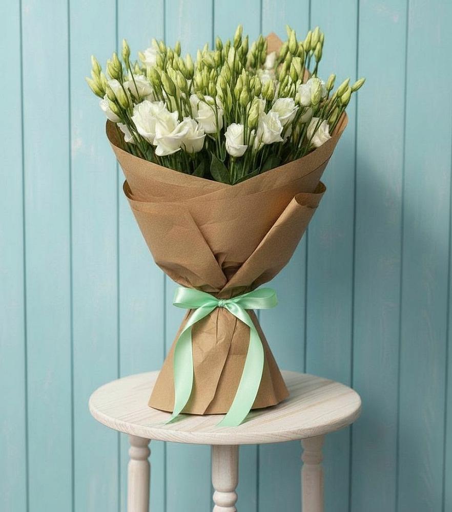 Букет цветов из: Лизиантусы в Юго-Камский