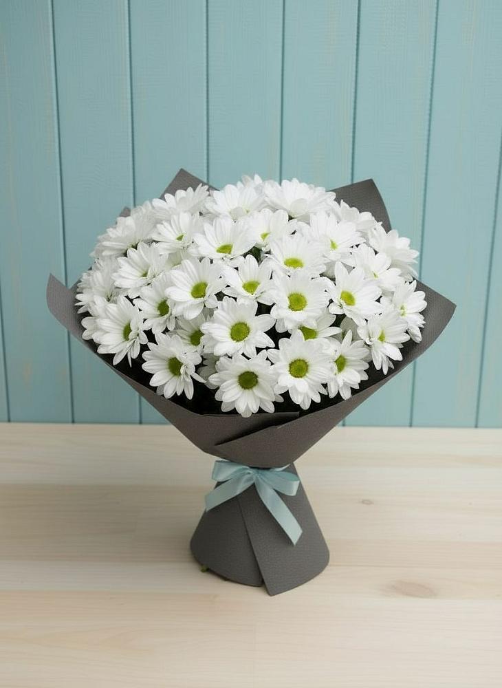 Букет цветов из: Хризантемы в Юго-Камский