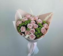 Букет цветов из:  Розы и Хризантемы в Юго-Камский