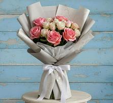 Букет цветов из:  Розы в Юго-Камский