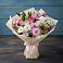 Букет цветов из: Хризантемы, Альстромерии и Розы в Юго-Камский